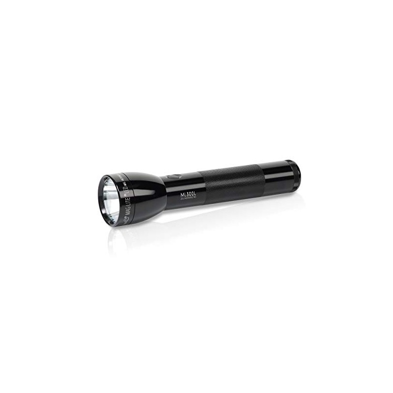 Mag Instruments ML50034-BRK Maglite ML300L LED 2-Cell D Flashlight, Black