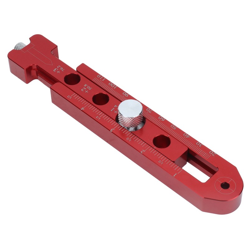 Woodworking Compass Scriber Adjustable Metric British Aluminum Alloy Fixed Point