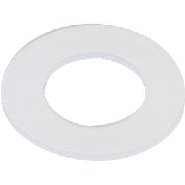 TRUSCO Nylon Washers for M3, 50 Pieces, BPA6-W3.2X8X0.5, White