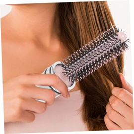 LABRIMP Retractable Hairbrush for Women Portable Styling and Blow Drying Brush Travel-friendly Compact Design Effortlessly Detangles Thick and Curly Hair Anti-static Massage Comb