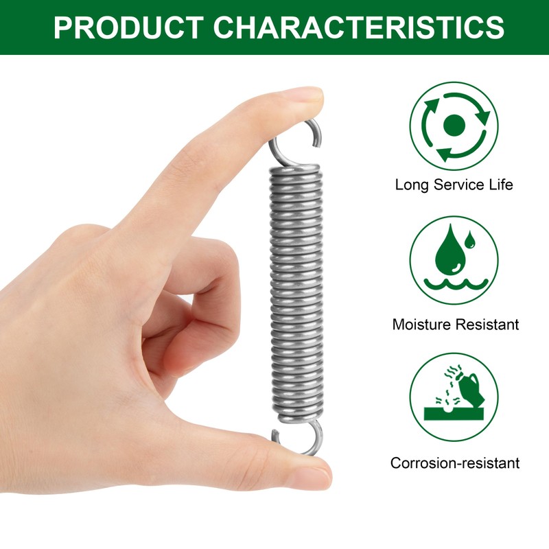 GUNGY Tension Springs with Hooks Stainless Steel Tension Spring Tension