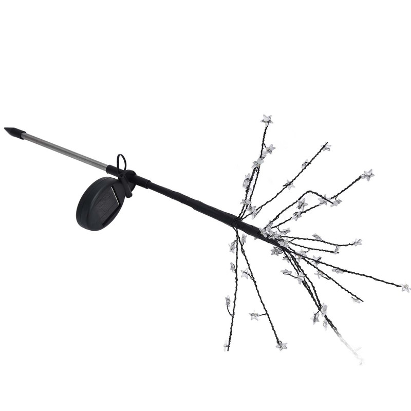 2PCS Solar Lawn Light LED Star Lawn Light Waterproof 2-Mode