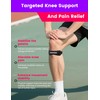 HOUSHOPE Patella Tendon Knee Strap 2 Pack, Adjustable Patellar Tendon