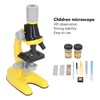 Kids Microscope Kit LED 1200X Microscope with Specimen Slides Science