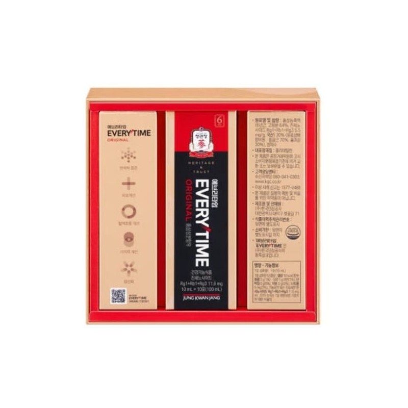 Jeonggwanjang Everytime 10ml 30 packets CheongKwanJang elegant, easy-to-drink red ginseng