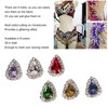 30pcs Sew On Rhinestones 6 Colors DIY Handcraft Glass Rhinestone