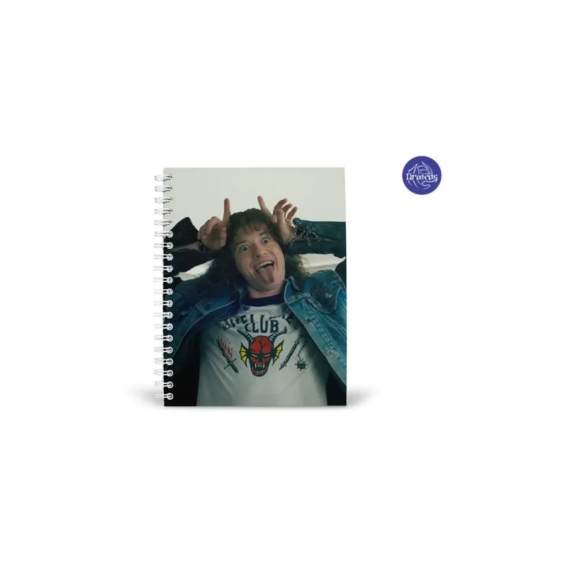 Stranger Things Libreta Cuaderno Profesional Pasta Dura Lp