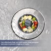 iFealClear Kitchen Sink Stopper with 2 Baskets,3-in-1 Kitchen Sink Strainer,Sink