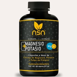 NSN  Citrato de Magnesio y Potasio con Pulpa de Pltano  Formulado por la Dra. Frin Velzquez  Apoyo al Equilibrio de Electrolitos y Energa  200...     
