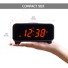Small Digital Alarm Clocks, Dual Alarms with 4 Alarm Week
