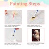 Auremi Santa Claus Paint by Number Kits with Framed, DIY