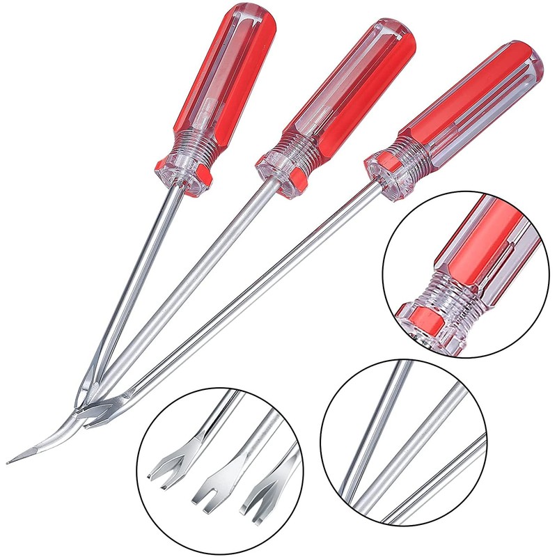 Staple Remover with Tack Remover Tool, Upholstery Construction Nail Puller