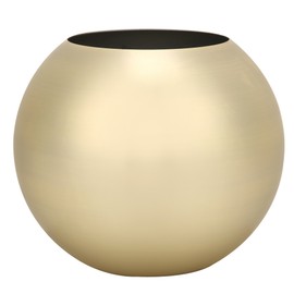 Stainless Steel Simple Style Vase Flower Container Flower Arrangement Supplies Home DecorationMatte Gold