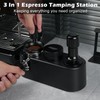 PUSEE Espresso Tamping Station, Espresso Organizer Station Fit for 51/54/58mm
