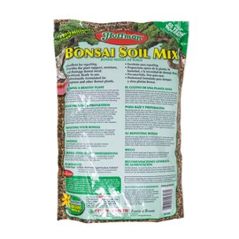 Hoffman Ready to Use Bonsai Soil Potting Mix to Provide Proper Support, Moisture, and Drainage, 2qt Bag, 3 Pack