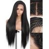 WIGNEE 13x6 Synthetic Lace Front Wig 28" Long Straight Wig