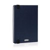 Lanybook | A5 leather notebook | in blue | chequered