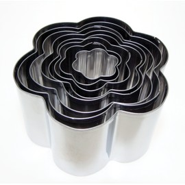 Eddingtons 8-Piece Flower Cookie Cutter Set