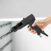 Pneumatic Rivnut Setting Gun Rivet Nut Gun w/10-24", 1/4", 5/16",