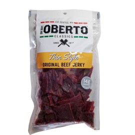 Oh Boy! Oberto Classics Thin Style Original Beef Jerky | 7 Ounce Per Bag (2 Pack)