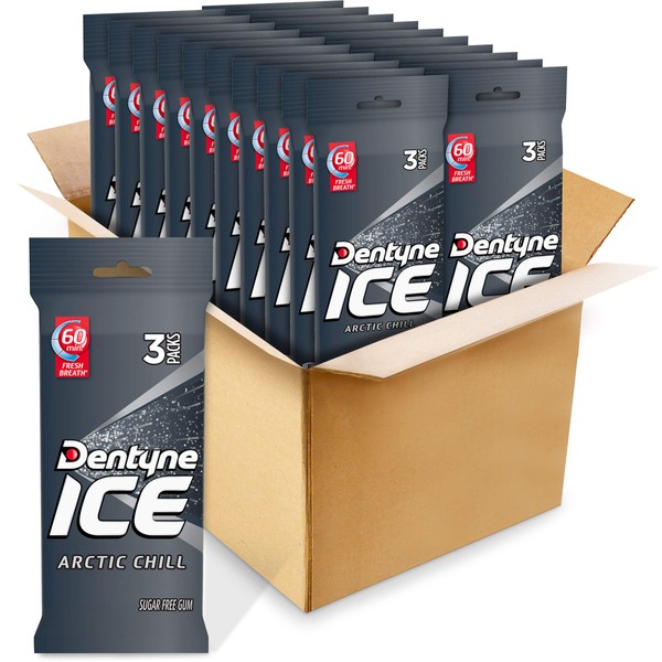 Dentyne Ice Sugar Free Gum (Arctic Chill 3 x 16 Piece Pack of 20)