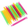 WOONEKY 100pcs Spiral Hair Curlers Perm Rods for Long Hair