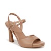 Naturalizer Womens Lala High Heel Dress Sandal Taupe Tan Leather