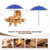 Gnodary Squirrel Feeder with Umbrella, Squirrel Feeders for Outside, Squirrel