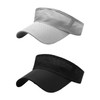 2 Pieces Empty Top Hat, Women's Ponytail Baseball Cap, Visor