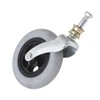 Wheelchair Replacement Wheel Grey 6 Inch PU Inflatable Universal Wheelchair