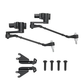 Attisfiera Front Left and Right Air Ride Suspension Level Sensor with Bracket for R-an-ge Ro-ver 3 L322 RQH500430 LR020626 Height Level Sensor