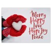 Canopy Street Tarjeta De Navidad Con Forma De Corazón Y