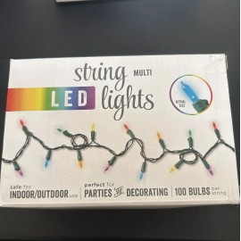 Liberty Procurement 100 Multi Colored LED String Lights- Indoor/Outdoor