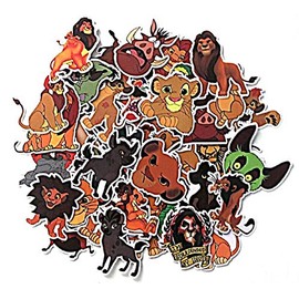 The Lion King Simba Movie Decal Vinyl Stickers Assorted Lot of 40 Pieces
