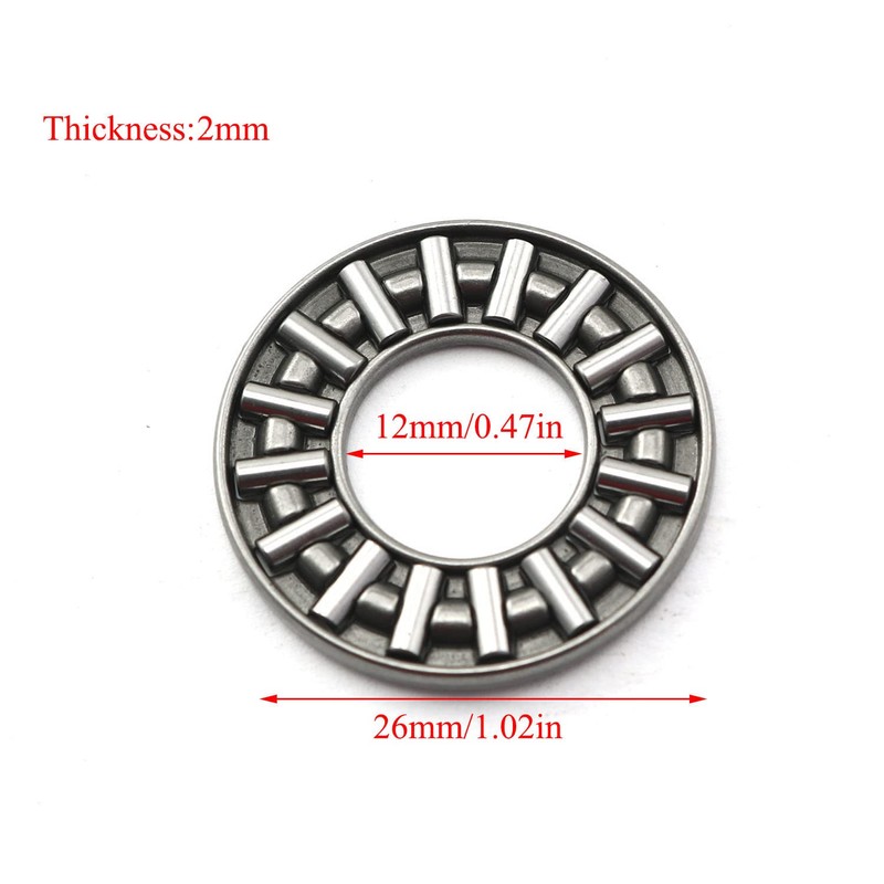 PZRT 2 Sets Thrust Needle Roller Bearings AXK1226 Thrust Needle