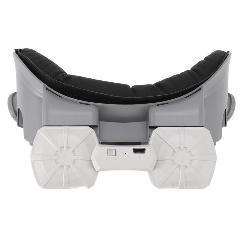 VR Cooling Fan Face Pad, Knob Adjustable Comfortable Protein Leather