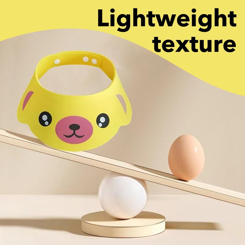 2 Pack Adjustable Baby Shower Caps – Soft Hair Washing