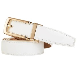 Ratchet Dress Belts for Men,Slide Automatic Buckle 1 3/16" Wide for Suit Pants