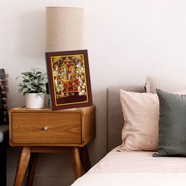 zig zag Lord Ram Darbar Photo Frame For Wall Table Size Small ( 6x8 inches, Acrylic Glass)