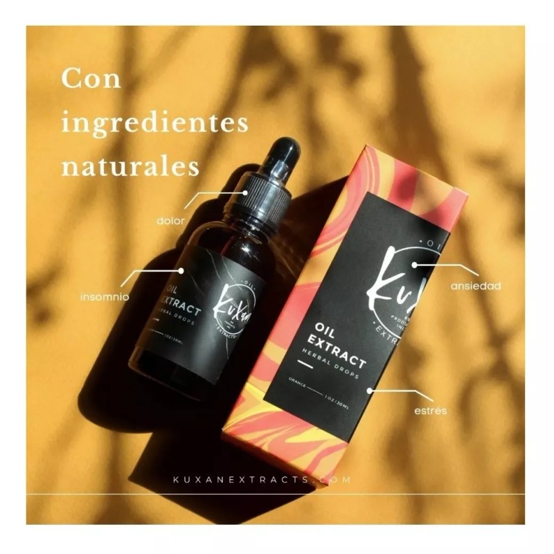 Kuxan Extracts Aceite Extracto Esencial Gotas Sublingual Estrés 30 Ml