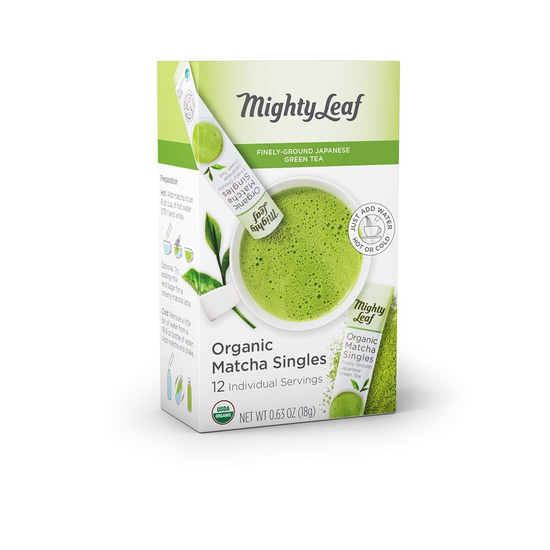 Mighty Leaf Tea, Organic Matcha Green Tea Singles - 1