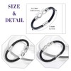 Feilok Leather Bracelet Men's Bracelet Infinity Forever Together Men's Leather