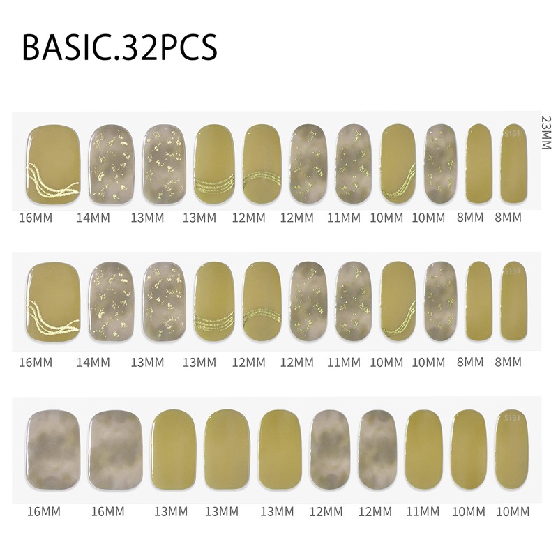 MISS MODA Gel Nail Seal, Curing Type, 4 Piece Gel