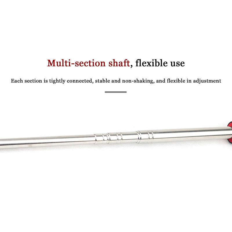 Sunbilien Telescopic hand pole, 2-piece set, handheld flagpole teaching pointer