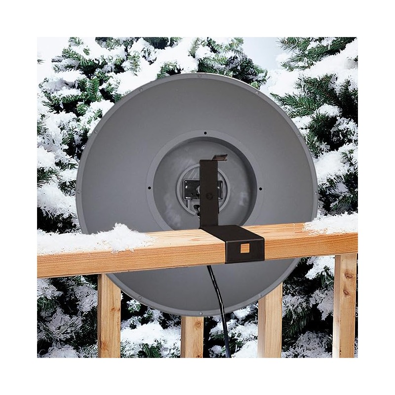 Wild Bird Lover's Heated Bird Bath w/Deck Rail Brackets, 20"