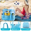 [ZUXNZUX] Beach Bag, Pool Bag, Lightweight, 38L Capacity, Waterproof, Foldable,