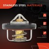 A-Premium Engine Coolant Thermostat Housing Compatible with Jeep Wrangler JK