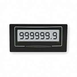LCD Hour Meter, Self Powered, Rectangular