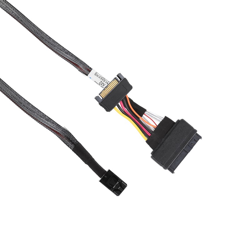 Mini SAS SFF-8643 to SFF-8639 U.2 4CH Connector Wire Cable