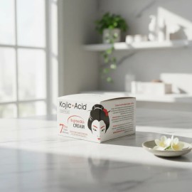 Crema Aclarante Iluminadora Ácido Kójico Manchas Paño 120g Mixta Día Noche